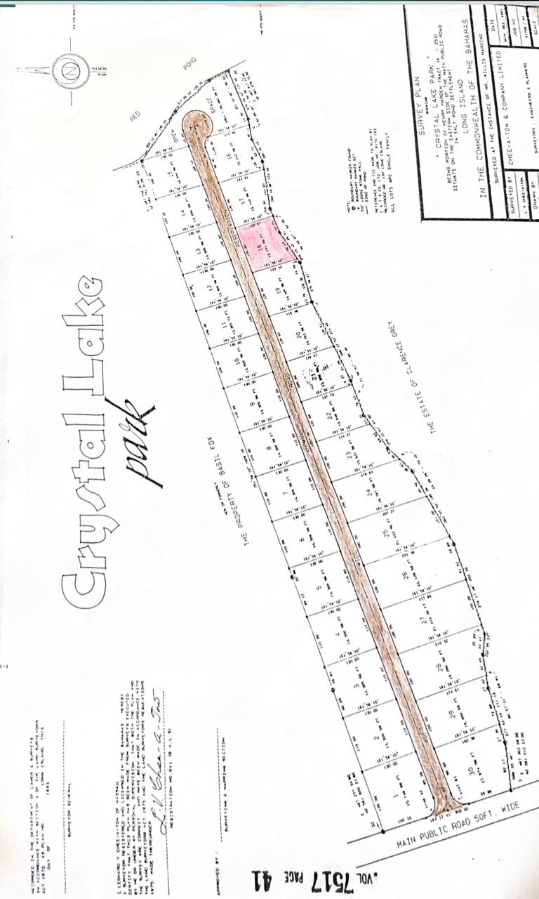 LOT NO. 18 CRYSTAL LAKE,Salt Pond