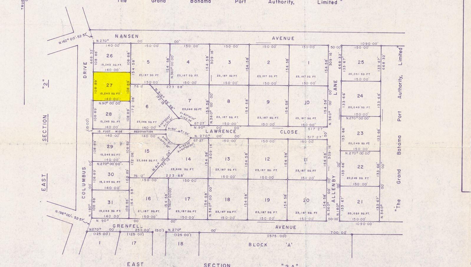 27 COLUMBUS DRIVE,Other Grand Bahama/Freeport