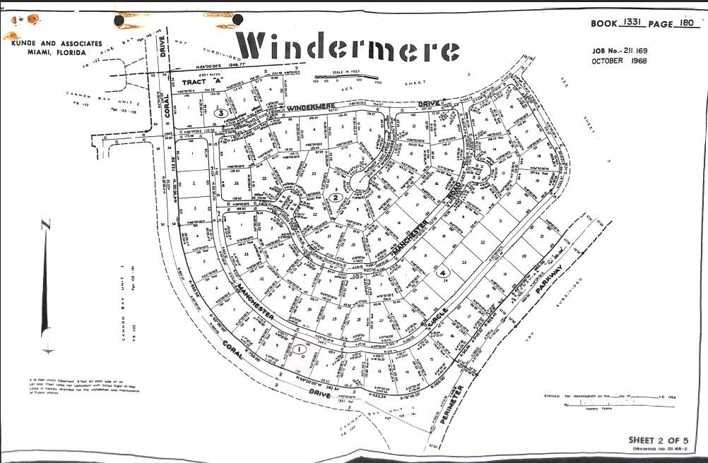  WINDERMERE SUBDIVISION,Windermere