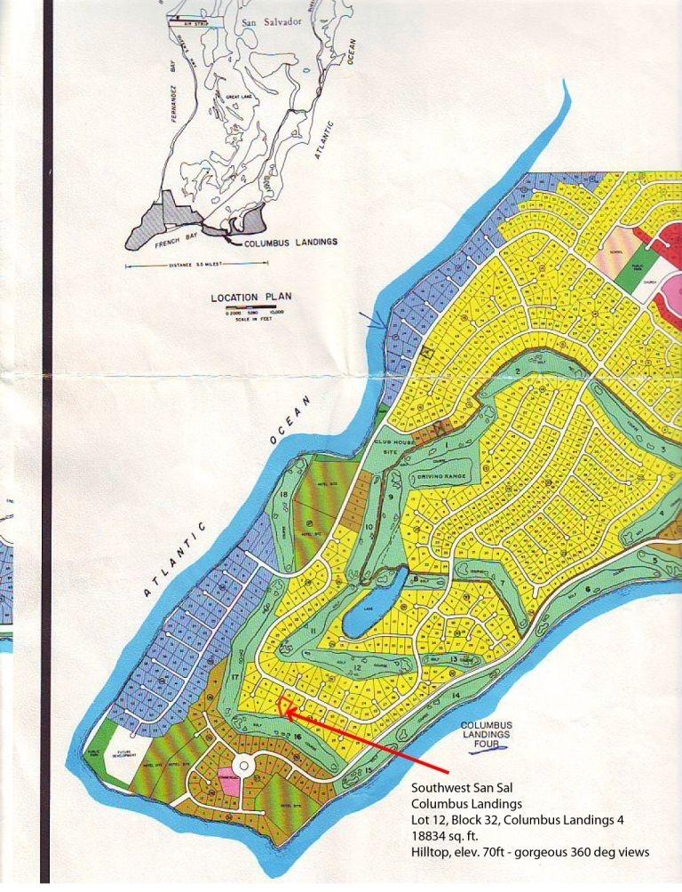 Block 32 COLOMBUS LANDINGS 4,Columbus Landings