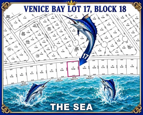  VENICE BAY OCEAN FRNT LOT,Carmichael Road